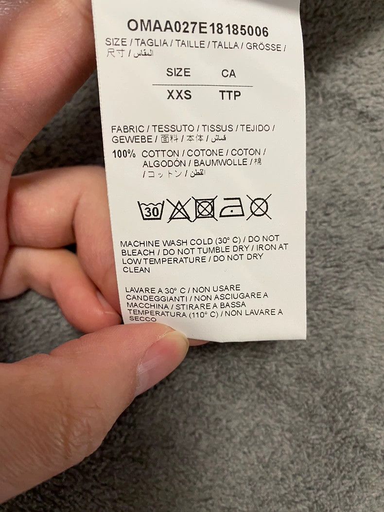 Vetements offwhite blue print short sleeve tee Size US XXS / EU 40 - 5 Thumbnail