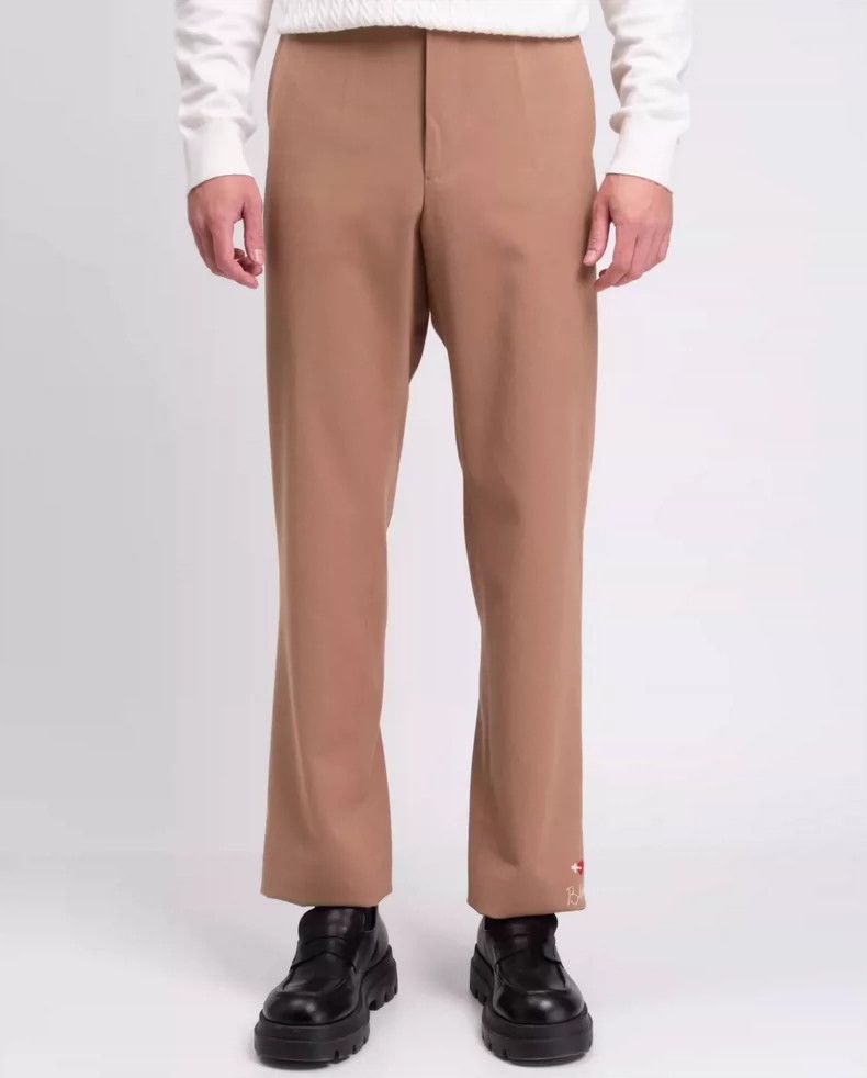 Gucci Men's Khaki Wool Blend Pants