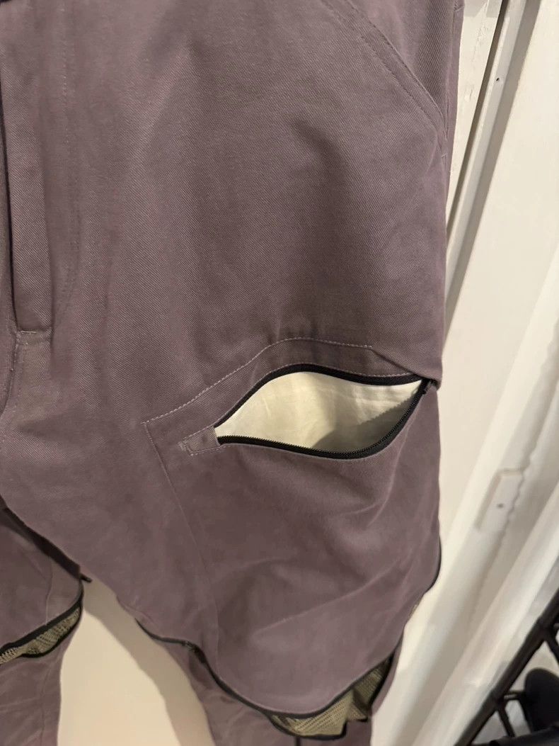 Maison MIHARA YASUHIRO OLLY SHINDER wide body three-zip work pants Size US 32 / EU 48 - 2 Thumbnail