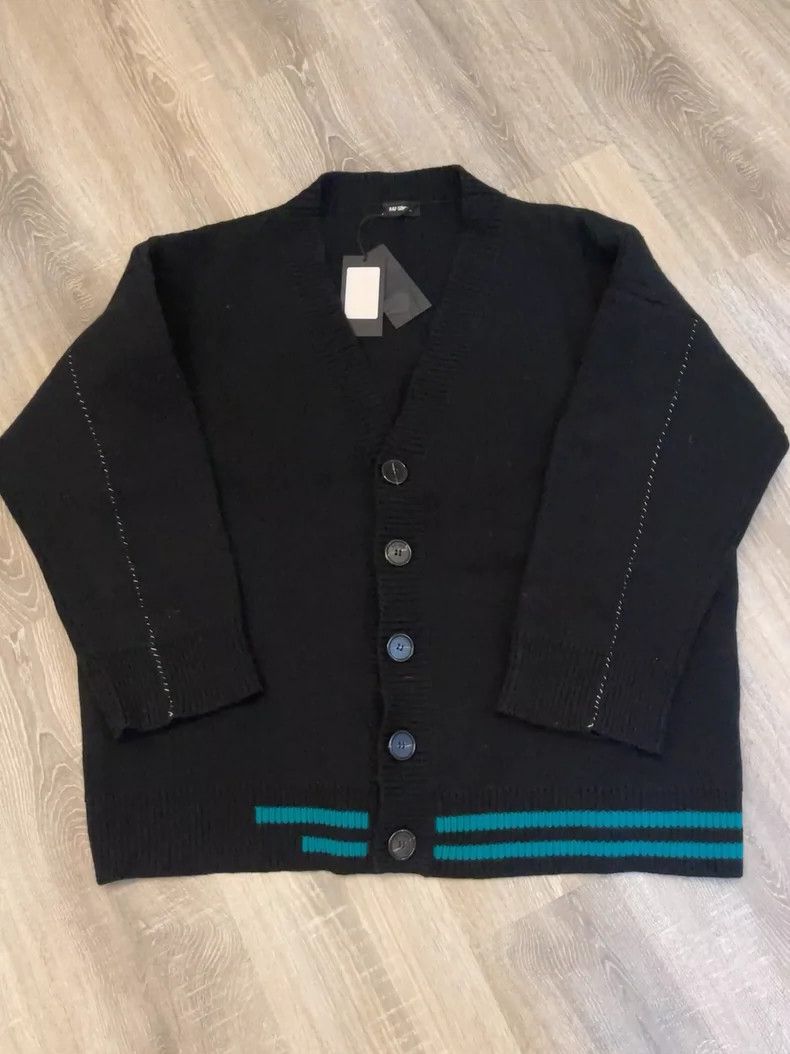 Raf Simons Raf Simons Oversize Black Cardigan Size US S / EU 44-46 / 1 - 2 Thumbnail