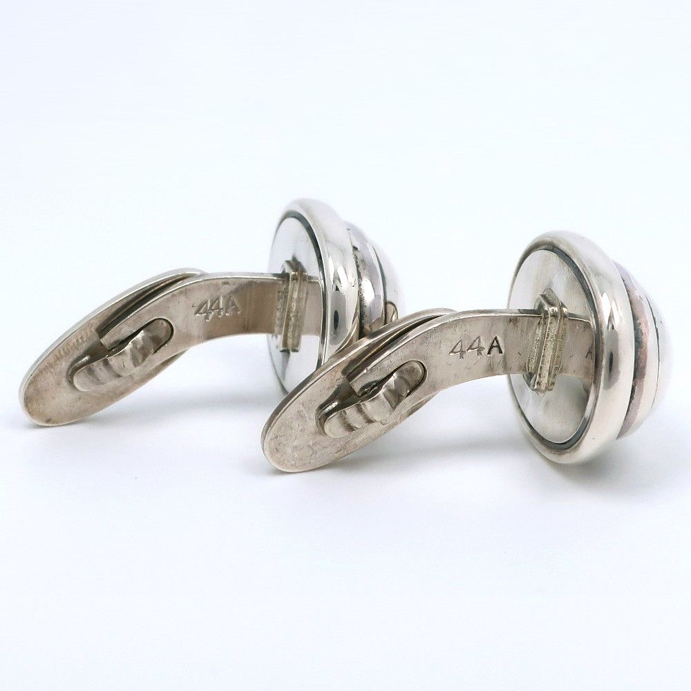 Other Other Georg Jensen Oval Silver 925 Cufflinks Metal Cufflinks 44A DUTY FREE for USA Size ONE SIZE - 5 Thumbnail