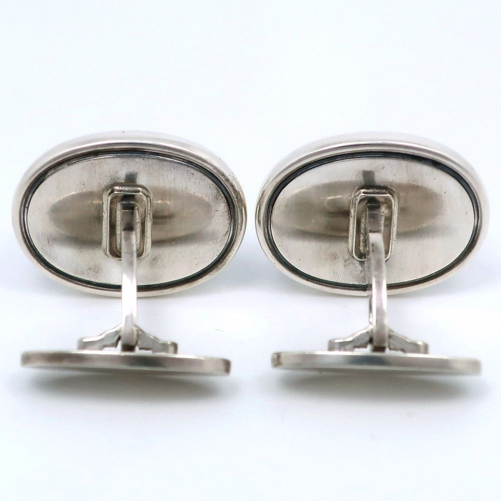 Other Other Georg Jensen Oval Silver 925 Cufflinks Metal Cufflinks 44A DUTY FREE for USA Size ONE SIZE - 3 Thumbnail