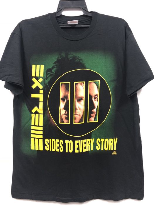 Vintage Vintage Extreme Sides To Every Story Promo T Shirt 90s