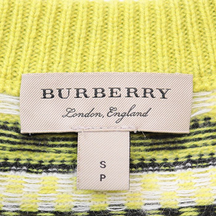 Burberry Burberry Burberry Crazy Pattern Cashmere Blend Sweater Others Tops DUTY FREE for USA Size ONE SIZE - 3 Thumbnail