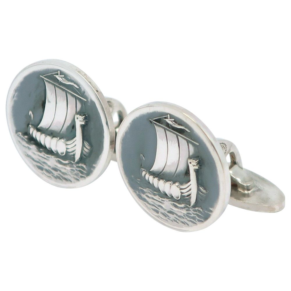 Other Other Georg Jensen Sailing Ship Silver 925 Cufflinks Metal Cufflinks 50 DUTY FREE for USA Size ONE SIZE - 2 Thumbnail