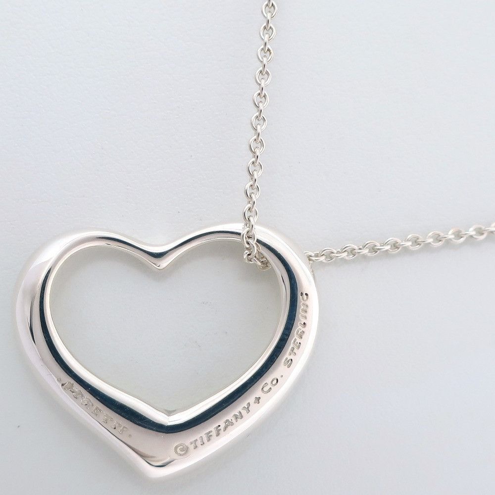 Tiffany & Co. Tiffany & Co. Tiffany Open Heart Necklace Metal Necklace Size ONE SIZE - 3 Thumbnail
