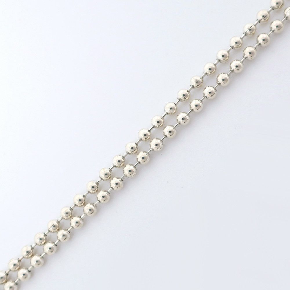 Gucci Gucci Gucci Logo Bar Silver 925 Necklace Metal Necklace Size ONE SIZE - 4 Thumbnail