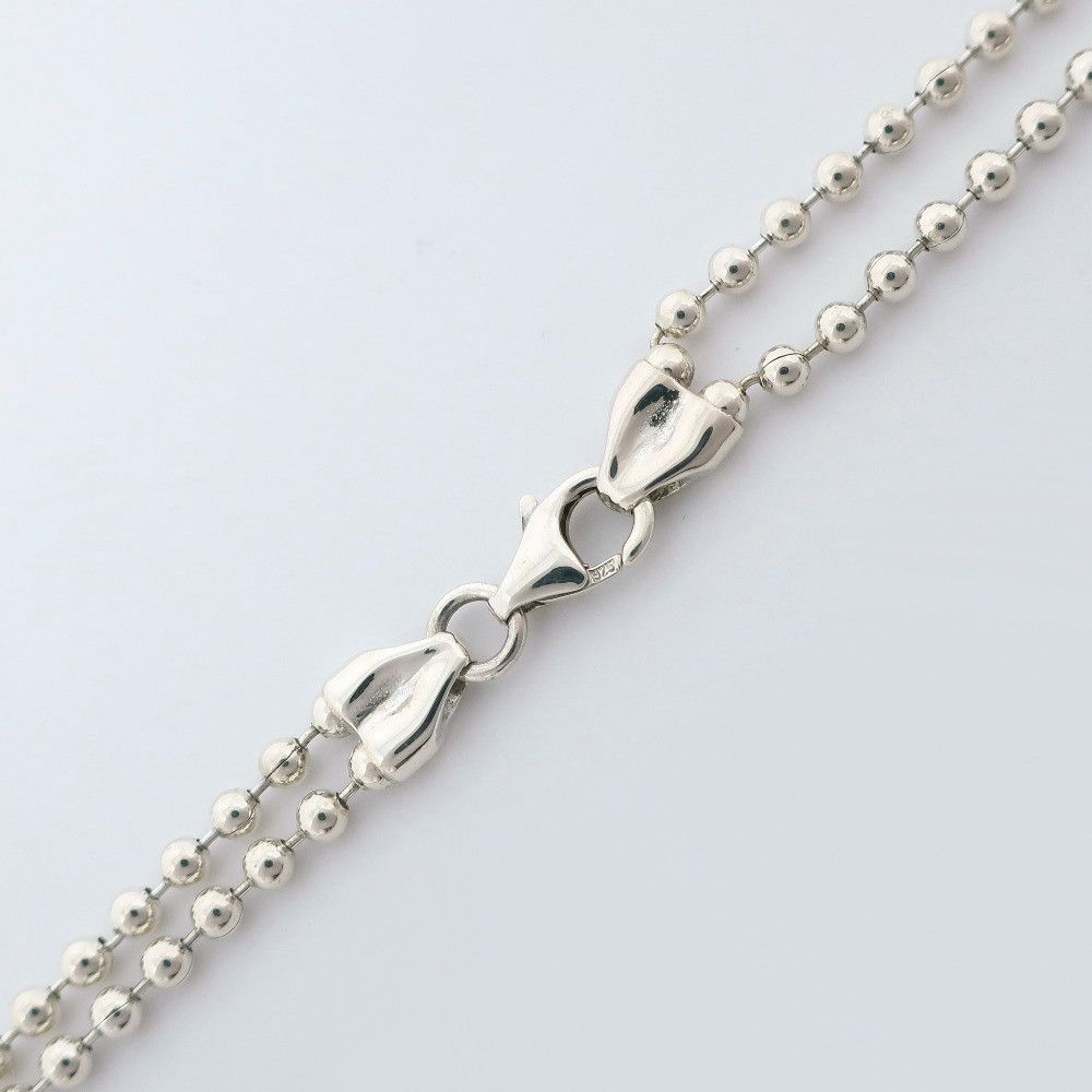 Gucci Gucci Gucci Logo Bar Silver 925 Necklace Metal Necklace Size ONE SIZE - 5 Thumbnail