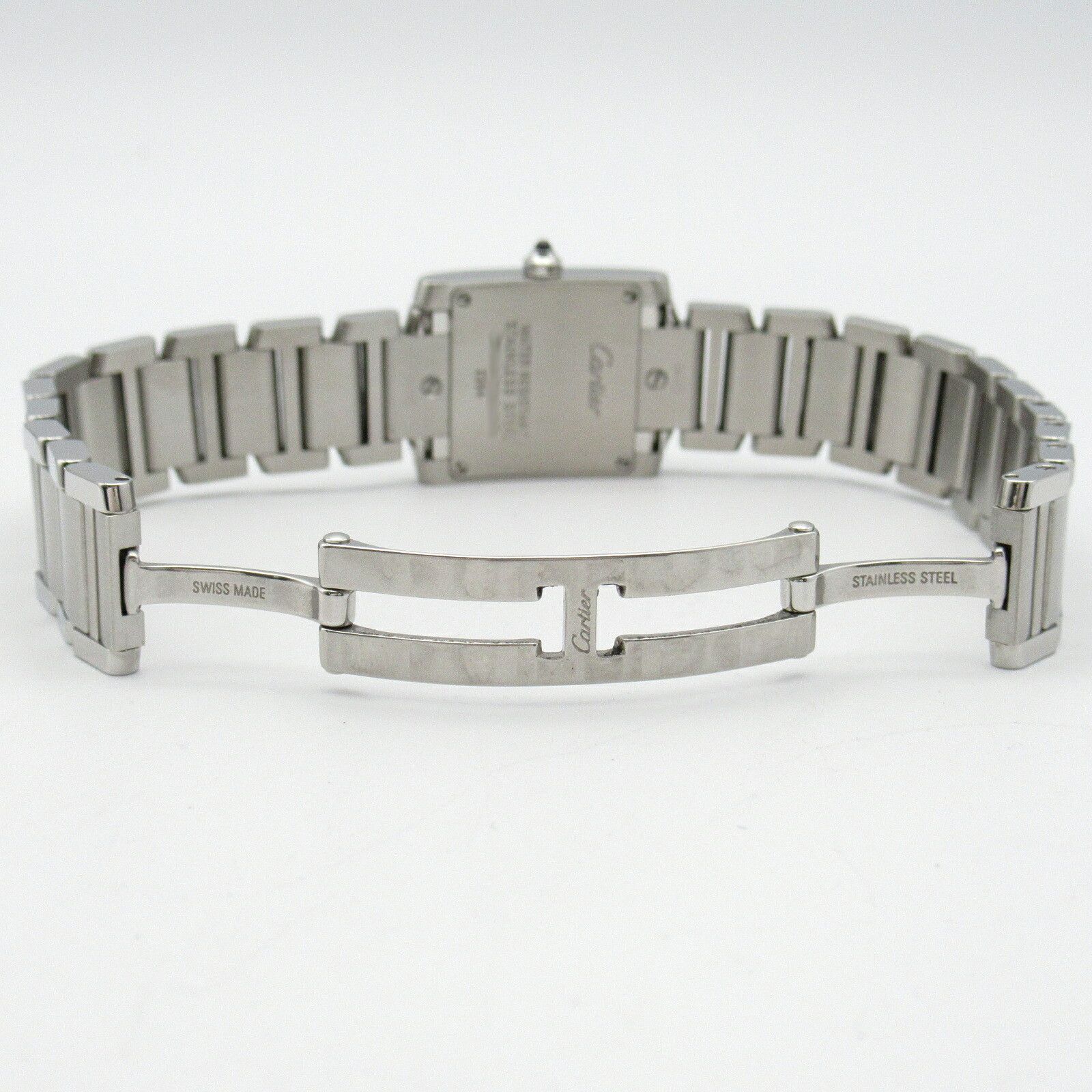Cartier Cartier Cartier Tank Française Stainless Steel Watch Metal Quartz W51008Q3 Size ONE SIZE - 5 Thumbnail