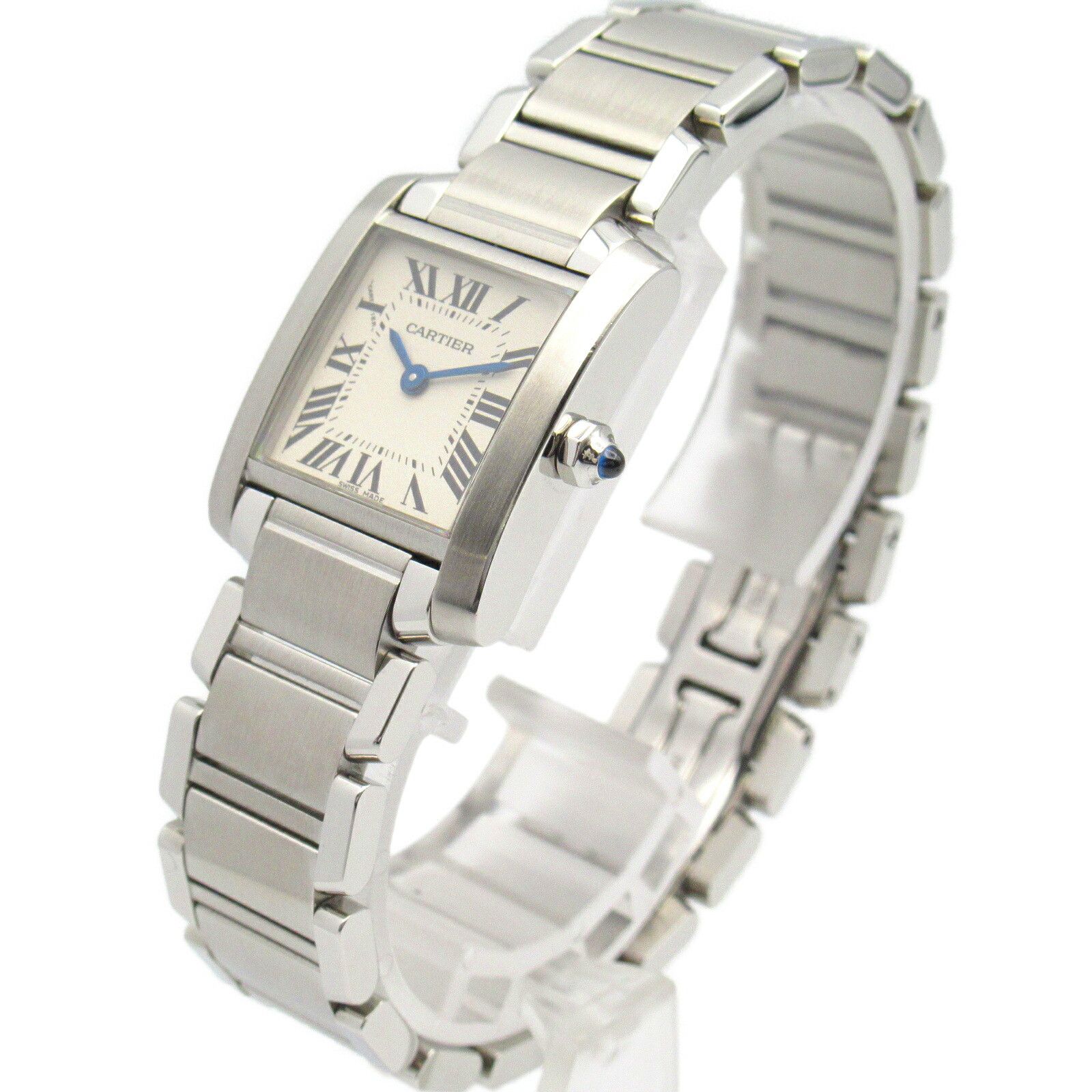 Cartier Cartier Cartier Tank Française Stainless Steel Watch Metal Quartz W51008Q3 Size ONE SIZE - 2 Thumbnail