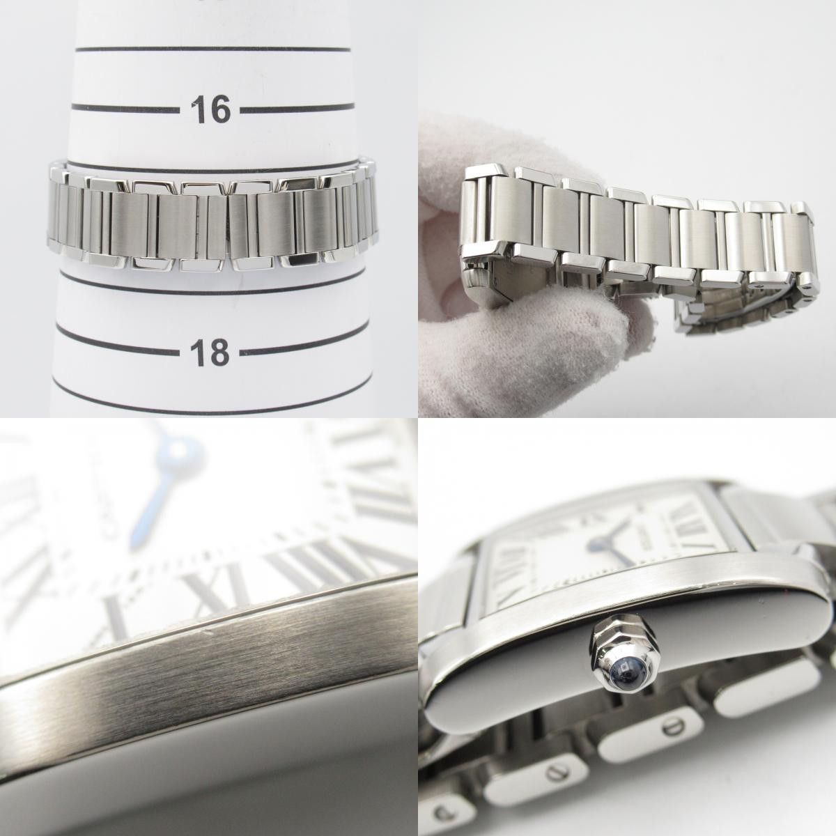 Cartier Cartier Cartier Tank Française Stainless Steel Watch Metal Quartz W51008Q3 Size ONE SIZE - 8 Thumbnail