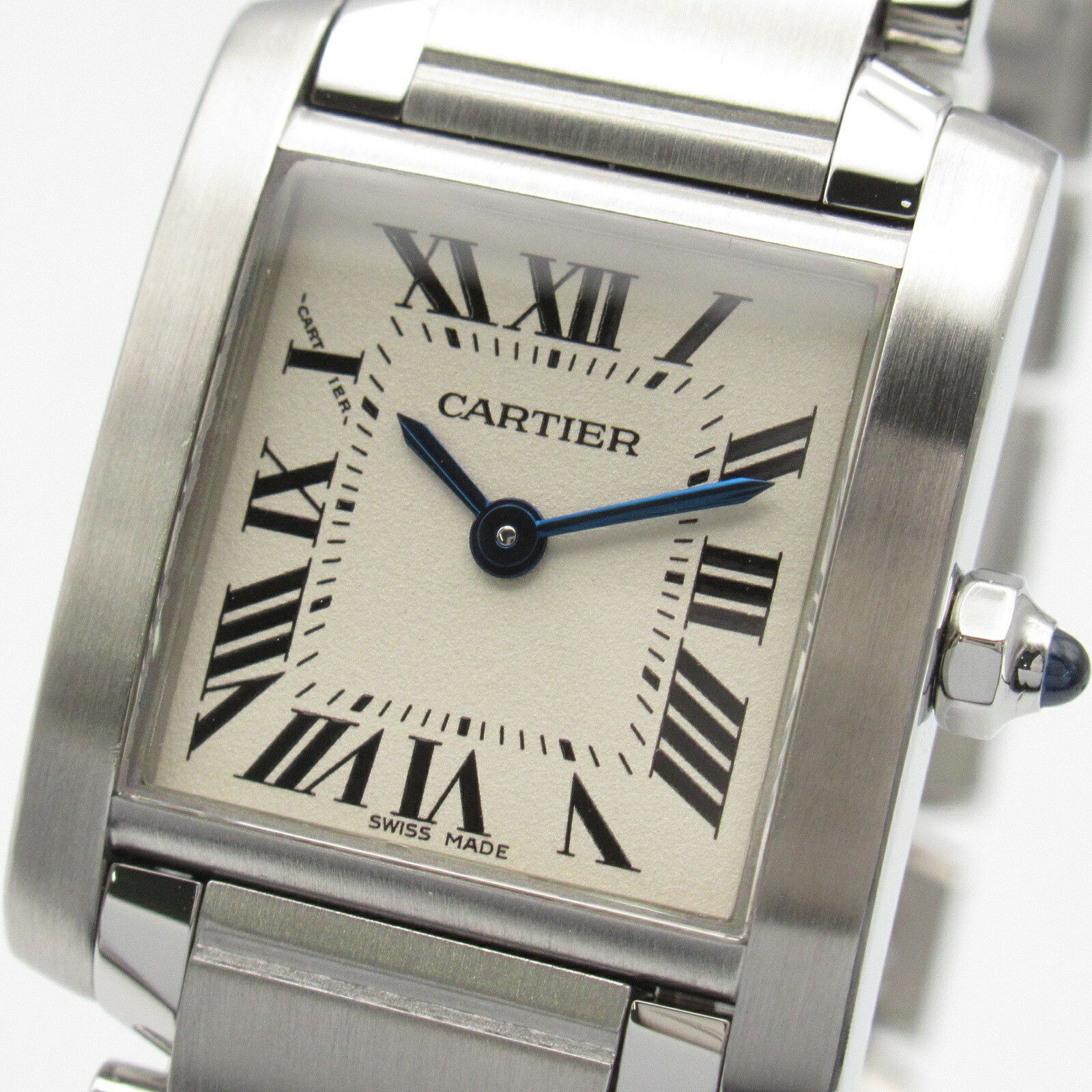 Cartier Cartier Cartier Tank Française Stainless Steel Watch Metal Quartz W51008Q3 Size ONE SIZE - 3 Thumbnail