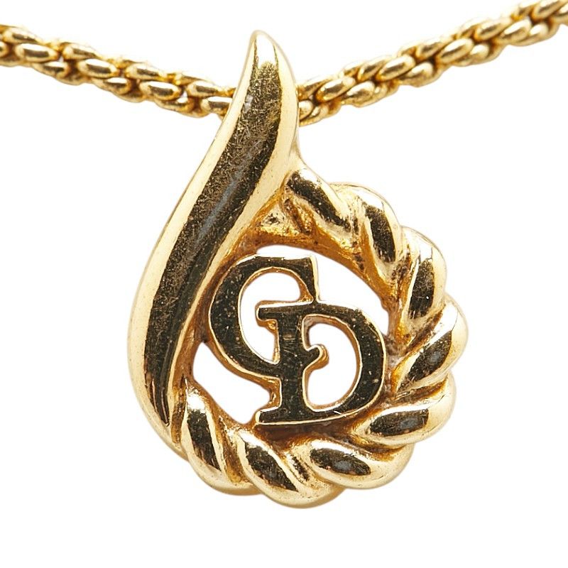 Dior Dior Dior CD Logo Necklace Metal Necklace Size ONE SIZE - 2 Thumbnail