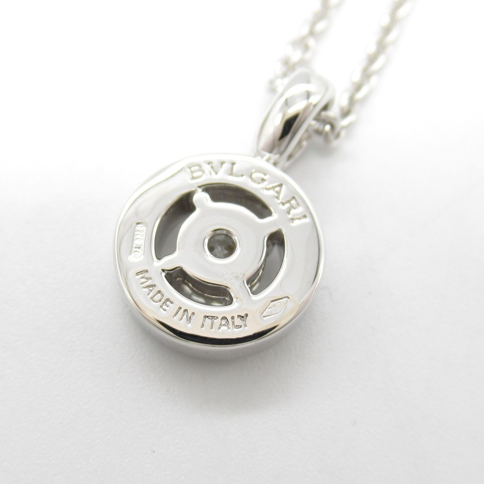 Bvlgari Bvlgari Bvlgari Bvlgari Au750 Diamond Necklace Metal Necklace Size ONE SIZE - 5 Thumbnail