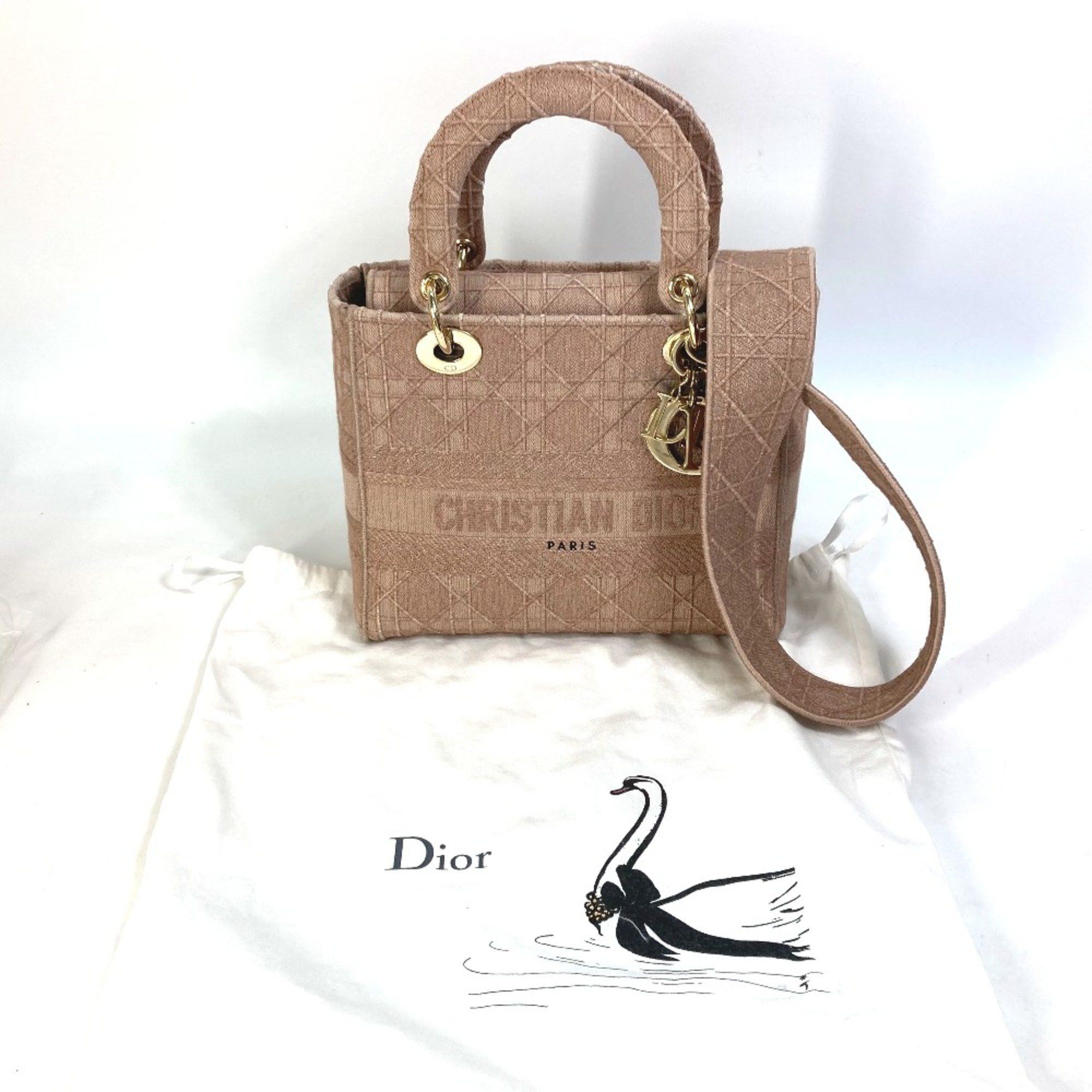 Dior Dior Lady D-Light handbag Size ONE SIZE - 13 Thumbnail