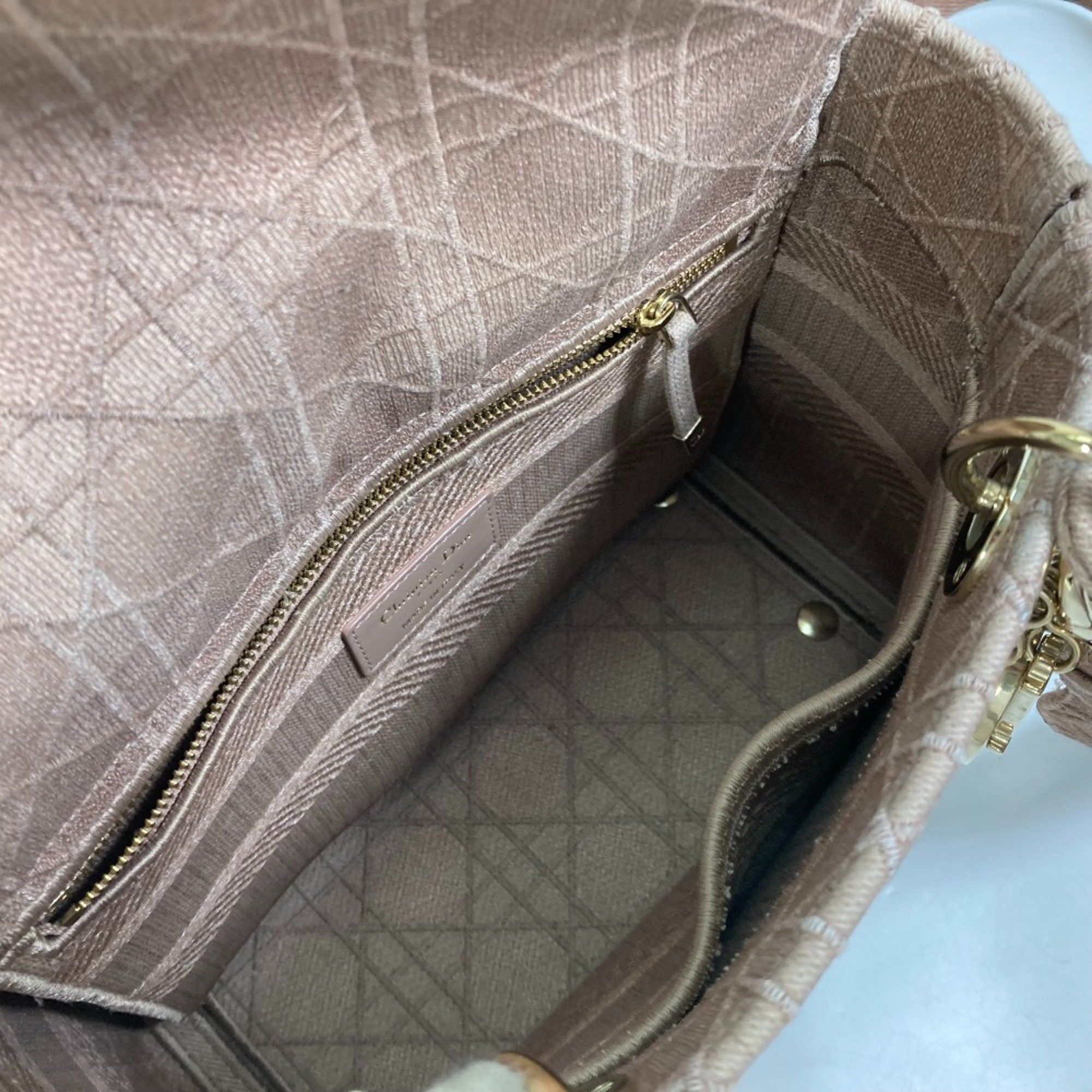 Dior Dior Lady D-Light handbag Size ONE SIZE - 12 Thumbnail