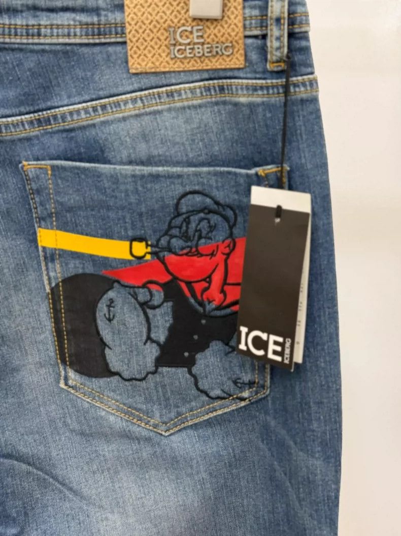 Iceberg ICEBERG cartoon men's jeans 36 Size US 36 / EU 52 - 3 Thumbnail
