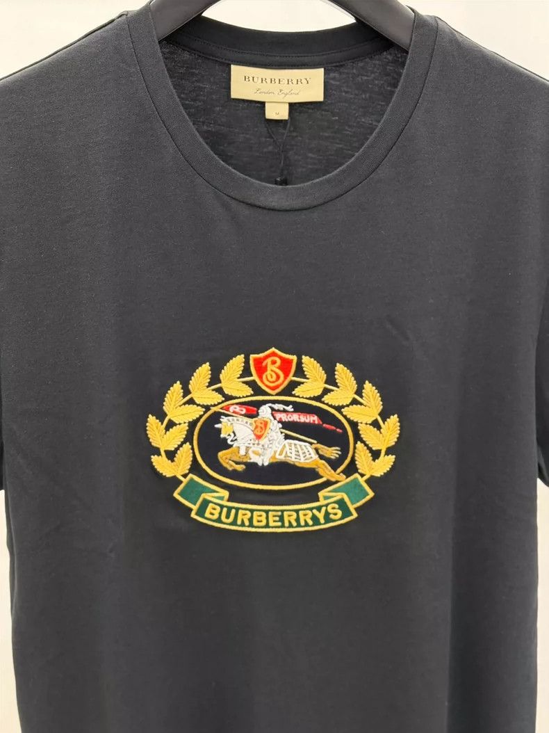Burberry burberry black short sleeve t-shirt Size US M / EU 48-50 / 2 - 2 Thumbnail