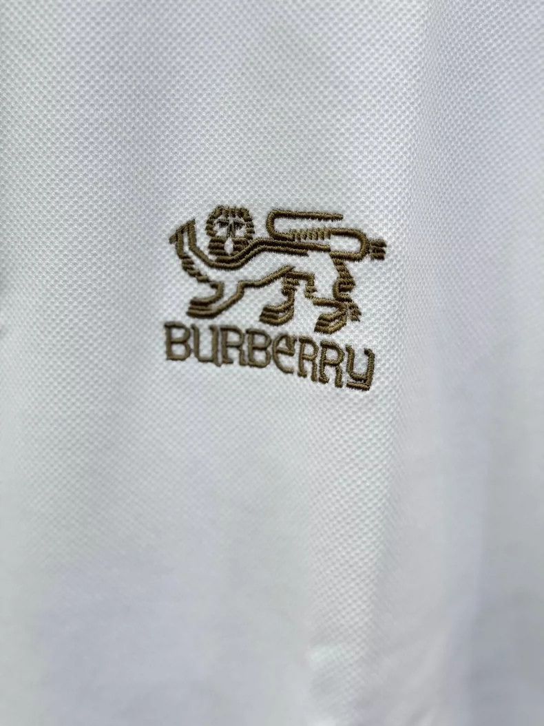 Burberry BURBERRY 25SS white polo shirt Size US M / EU 48-50 / 2 - 2 Thumbnail