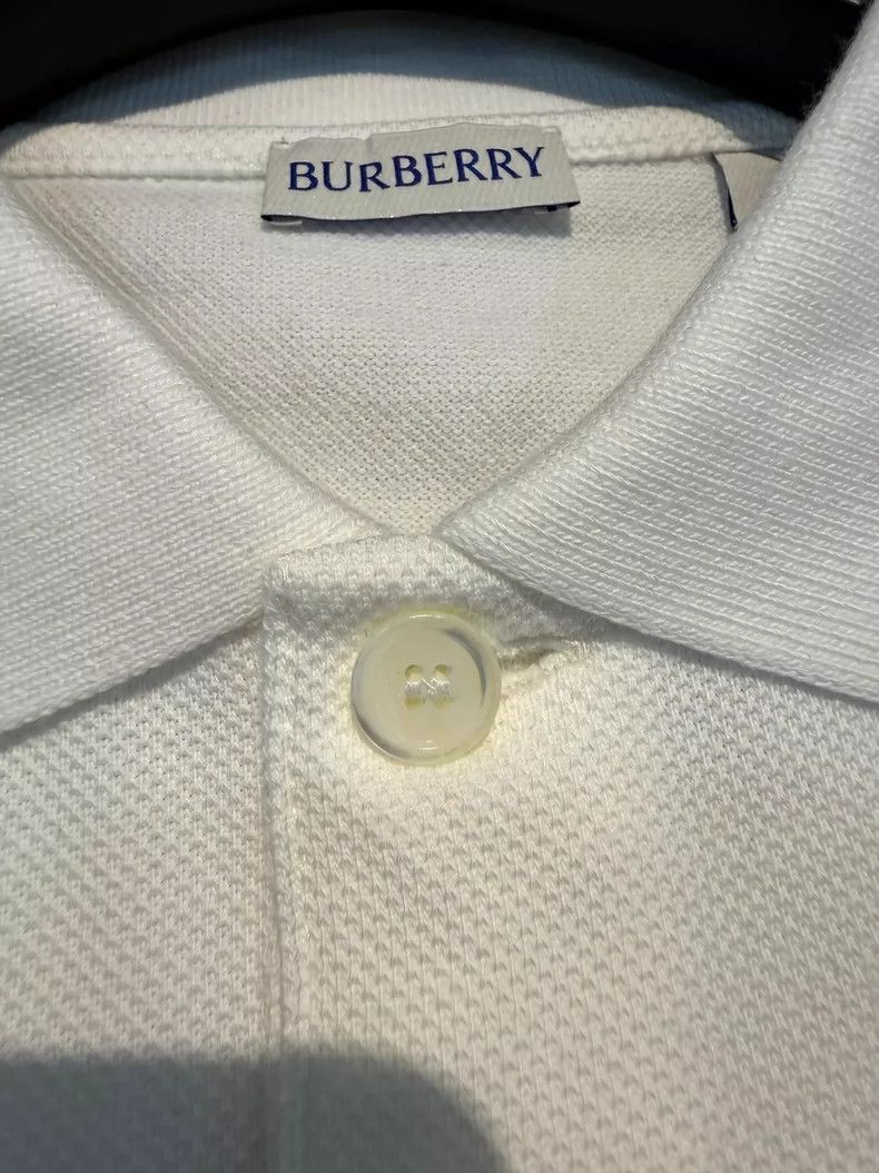 Burberry BURBERRY 25SS white polo shirt Size US M / EU 48-50 / 2 - 8 Thumbnail