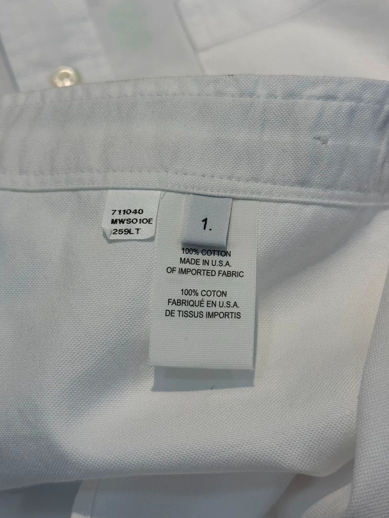 Thom Browne Thom Browne white short sleeve shirt Size US S / EU 44-46 / 1 - 7 Thumbnail