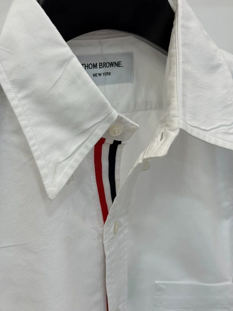 Thom Browne Thom Browne white short sleeve shirt Size US S / EU 44-46 / 1 - 3 Thumbnail