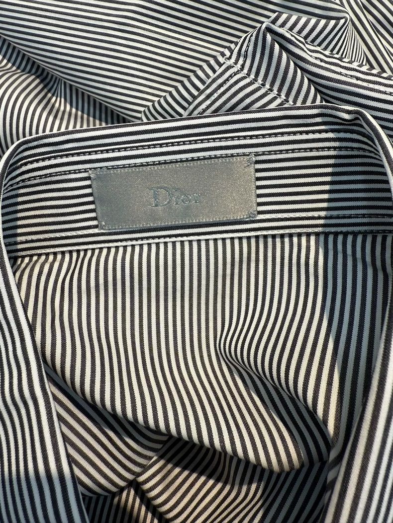 Dior Dior Striped Long Sleeve Shirt 38 Size US S / EU 44-46 / 1 - 6 Thumbnail