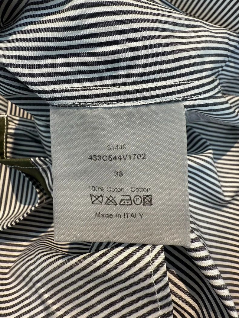 Dior Dior Striped Long Sleeve Shirt 38 Size US S / EU 44-46 / 1 - 5 Thumbnail