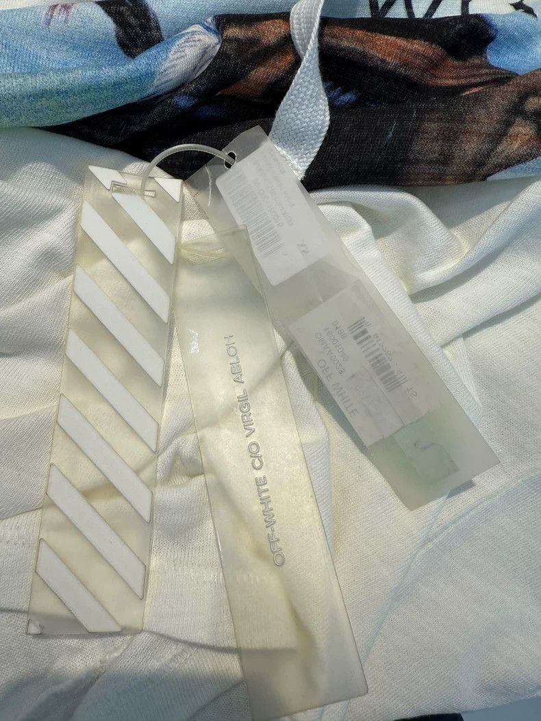 Off-White Off-White Indian Print Men's T-Shirt Size US XS / EU 42 / 0 - 4 Thumbnail