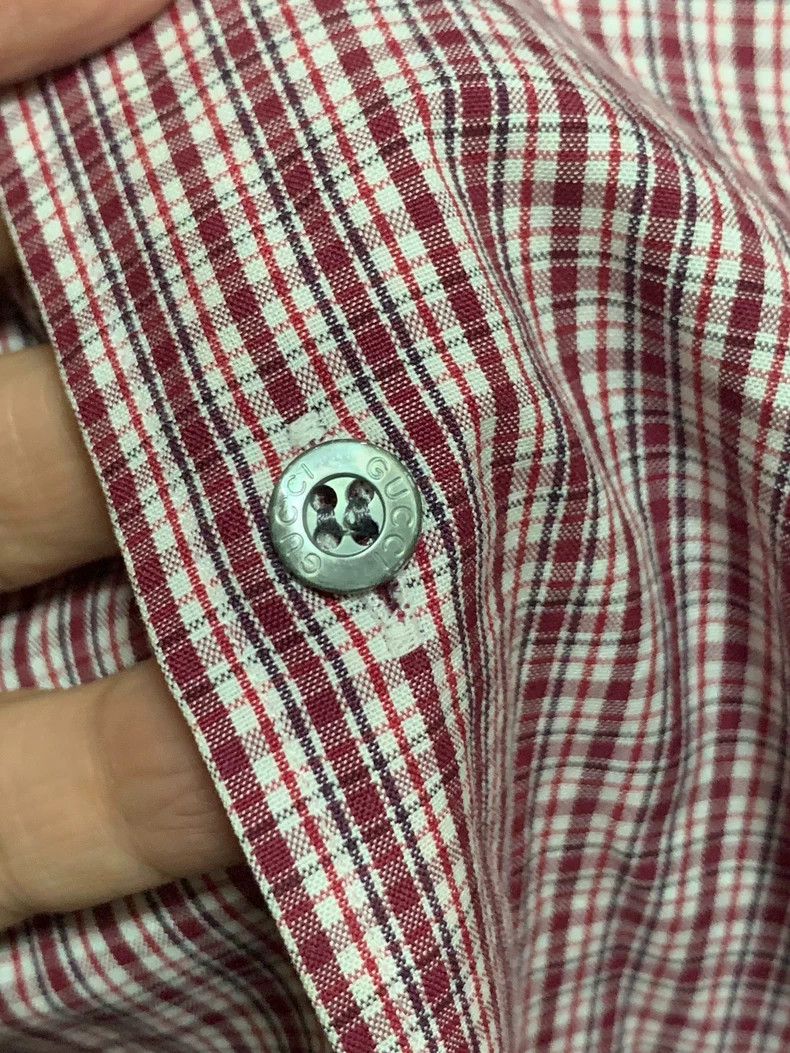 Gucci Gucci Checkered Long Sleeve Shirt Size US L / EU 52-54 / 3 - 4 Thumbnail