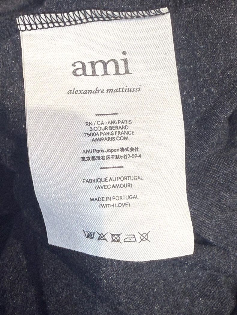 AMI ami gray short sleeve tee Size US L / EU 52-54 / 3 - 4 Thumbnail