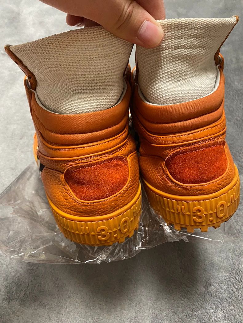 Balenciaga offwhite F1 checkered high-top shoes Size US 12 / EU 45 - 4 Thumbnail
