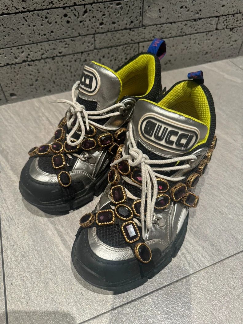 Gucci gucci dad shoes with gem details Size US 10 / EU 43 - 4 Thumbnail