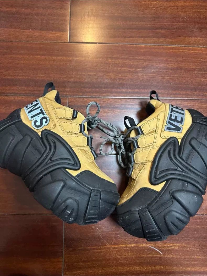 Vetements vetements x swear yellow chunky sneakers Size US 10 / EU 43 - 3 Thumbnail