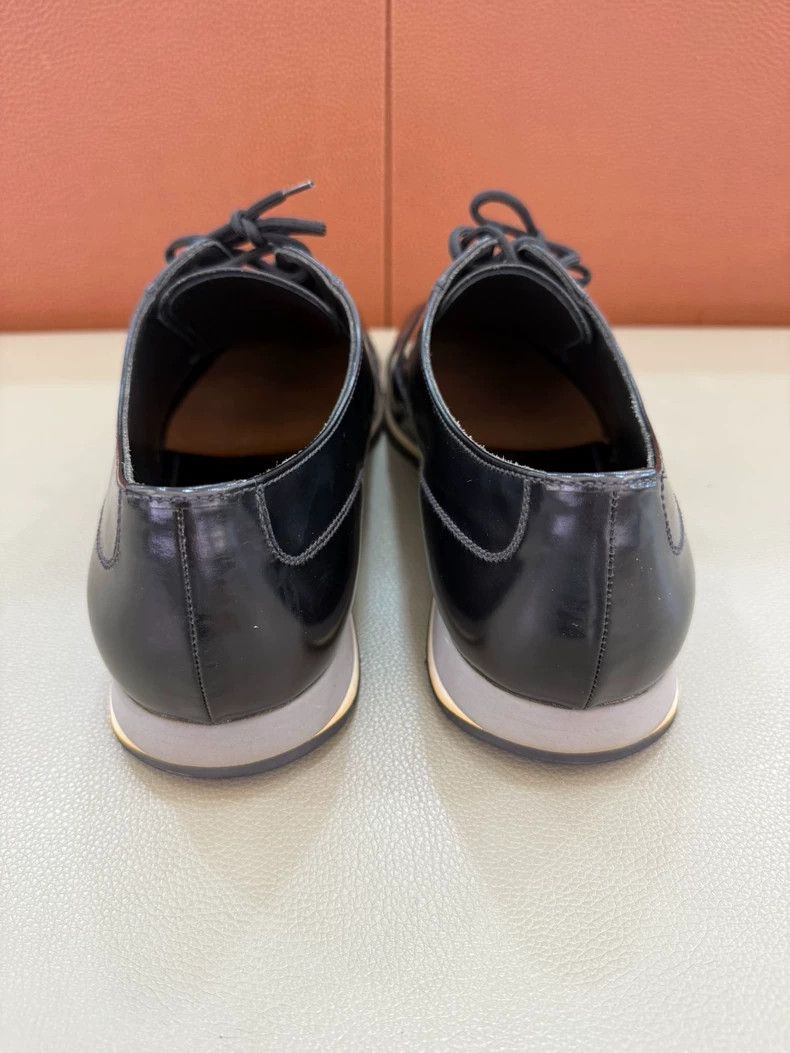 Prada prada men's formal leather shoes Size US 8 / EU 41 - 9 Thumbnail