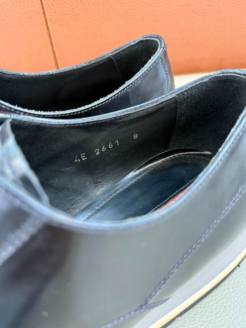 Prada prada men's formal leather shoes Size US 8 / EU 41 - 4 Thumbnail