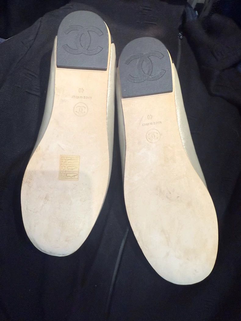 Chanel chanel slip - on leather shoes Size US 10 / EU 43 - 3 Thumbnail