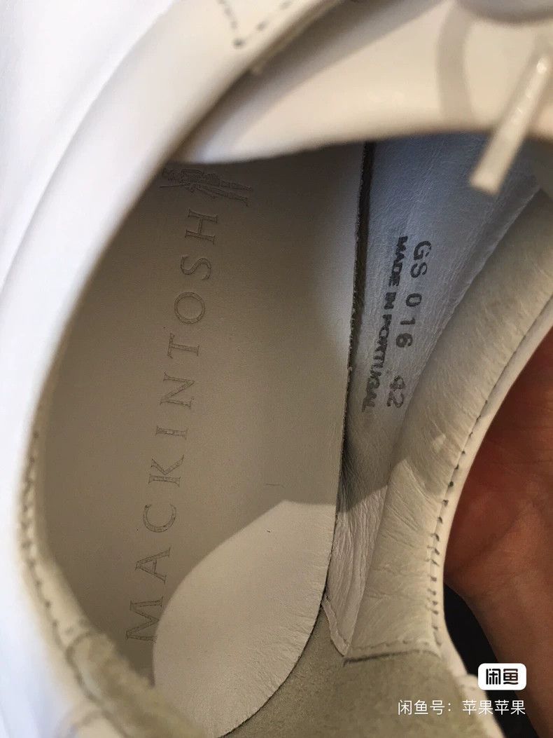Mackintosh MACKINTOSH white low-top sneakers Size US 8 / EU 41 - 3 Thumbnail