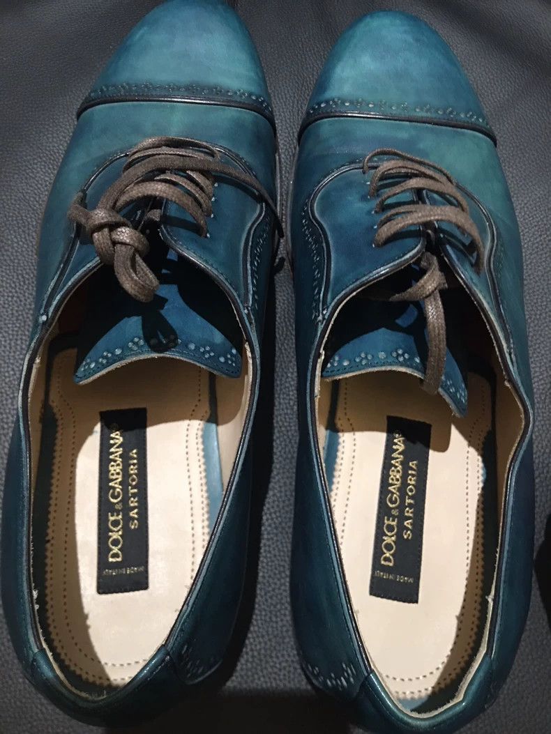 Dolce & Gabbana Dolce&Gabbana Italian Leather Formal Shoes Size US 7 / EU 40 - 6 Thumbnail