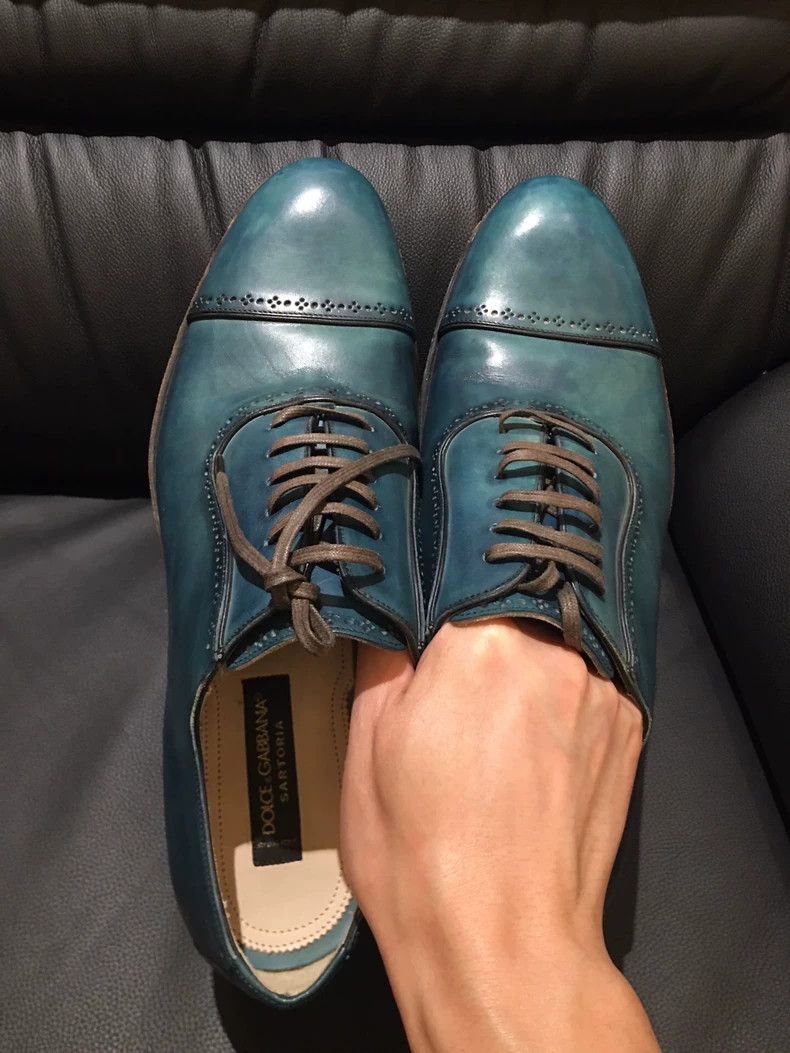 Dolce & Gabbana Dolce&Gabbana Italian Leather Formal Shoes Size US 7 / EU 40 - 2 Thumbnail
