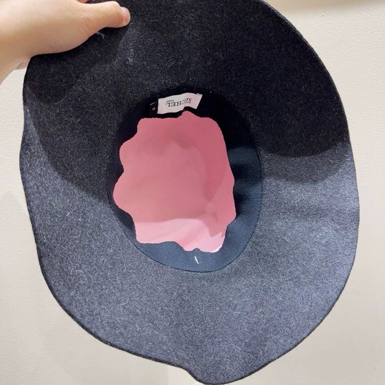 Maison Michel maison michel gray pink hat Size ONE SIZE - 4 Thumbnail