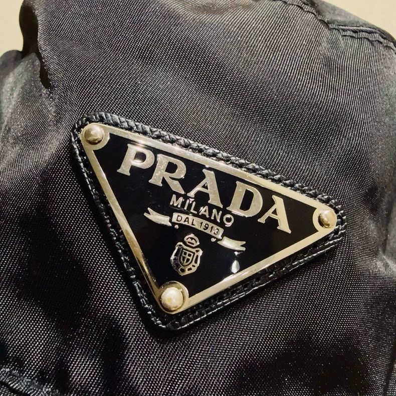 Prada prada black nylon bucket hat Size ONE SIZE - 2 Thumbnail
