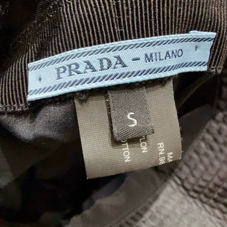 Prada prada black nylon bucket hat Size ONE SIZE - 5 Thumbnail