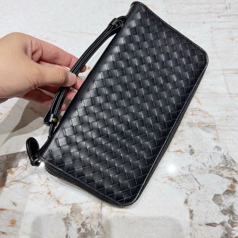 Bottega Veneta bv black woven handbag Size ONE SIZE - 4 Thumbnail