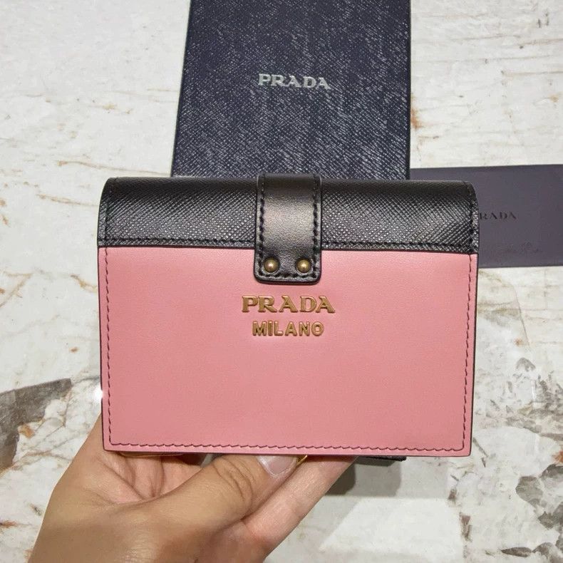 Prada prada new pink black wallet Size ONE SIZE - 3 Thumbnail