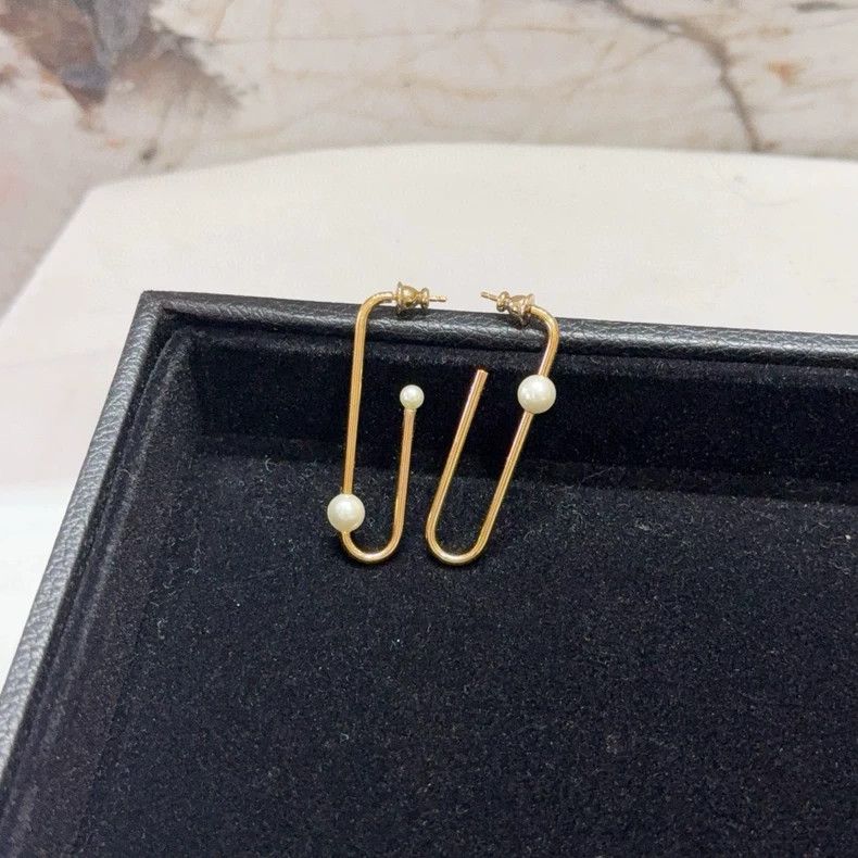 Dior dior pearl detail earrings Size ONE SIZE - 2 Thumbnail