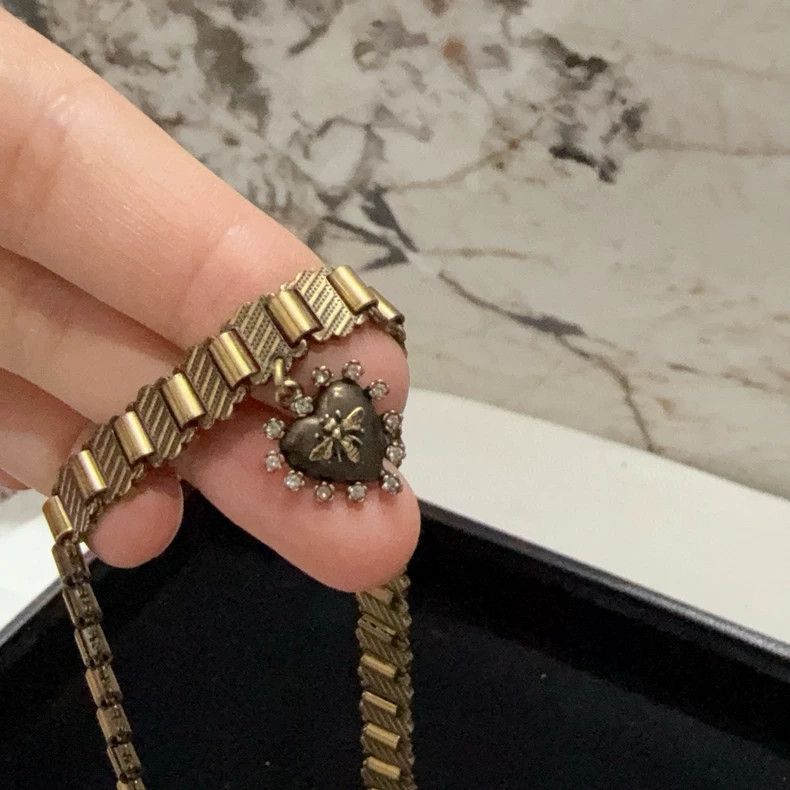 Dior dior vintage heart pendant necklace Size ONE SIZE - 4 Thumbnail