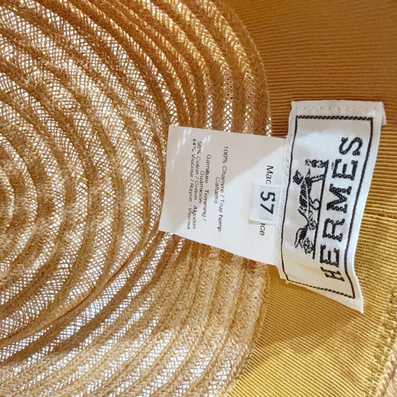 Hermes hermes straw hat 57 size Size ONE SIZE - 5 Thumbnail