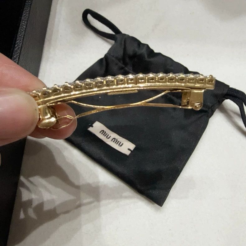 Miu Miu miumiu sparkling hair clip Size ONE SIZE - 2 Thumbnail