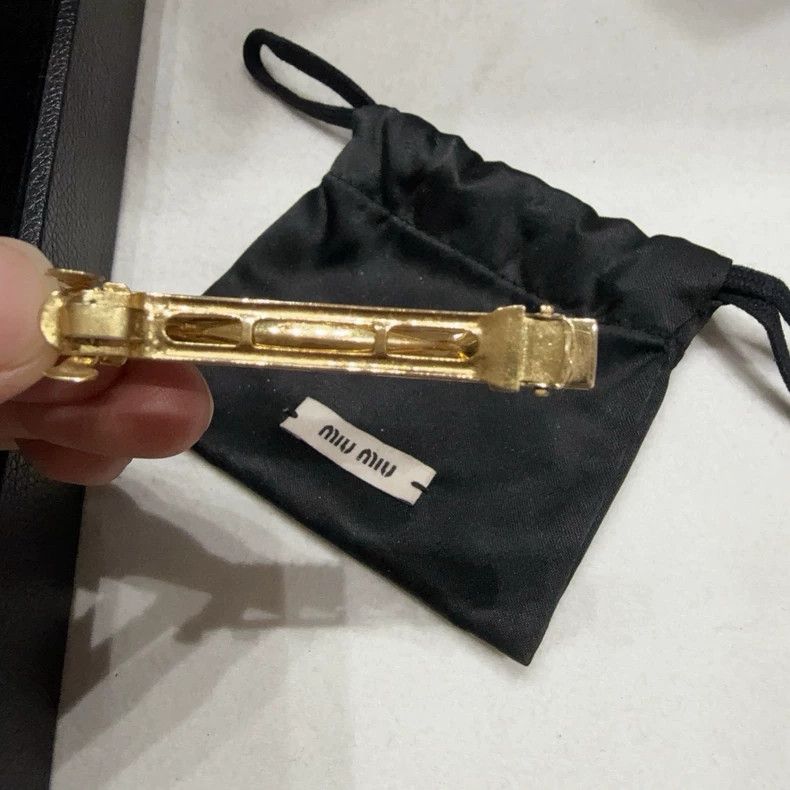 Miu Miu miumiu sparkling hair clip Size ONE SIZE - 3 Thumbnail